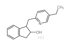 1-[(5-ethylpyridin-2-yl)methyl]-2,3-dihydro-1H-inden-2-ol结构式
