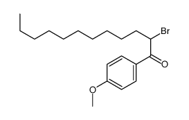 2-bromo-1-(4-methoxyphenyl)dodecan-1-one Structure