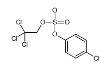 (4-chlorophenyl) 2,2,2-trichloroethyl sulfate结构式