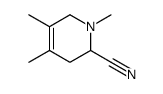 1,4,5-trimethyl-3,6-dihydro-2H-pyridine-2-carbonitrile Structure