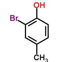 2-Bromo-4-methylphenol Structure