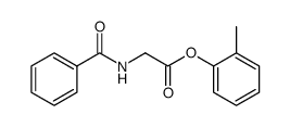 o-tolyl 2-benzamidoacetate结构式