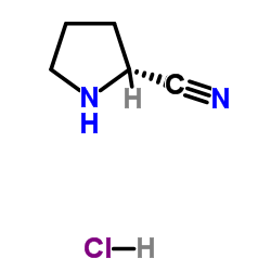 (R)-吡咯烷-2-甲腈盐酸盐结构式