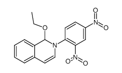 1-ethoxy-2-(2,4-dinitro-phenyl)-1,2-dihydro-isoquinoline结构式