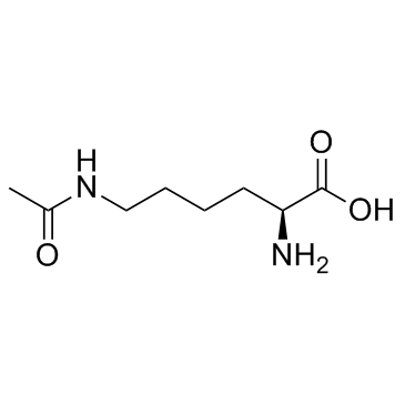 N6-acetyl-L-lysine structure
