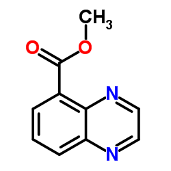 喹喔啉-5-甲酸甲酯结构式
