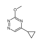 5-cyclopropyl-3-methoxy-1,2,4-triazine Structure