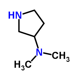 N,N-Dimethyl-3-pyrrolidinamine structure