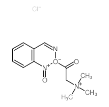 trimethyl-[[(2-nitrophenyl)methylideneamino]carbamoylmethyl]azanium Structure
