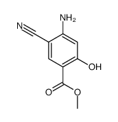 4-氨基-5-氰基-2-羟基苯甲酸甲酯结构式