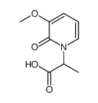1(2H)-Pyridineaceticacid,3-methoxy-alpha-methyl-2-oxo-(9CI) Structure