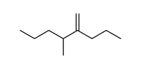 2-propyl-3-methyl-1-hexene Structure