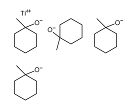 titanium methylcyclohexan-1-olate (1:4) structure