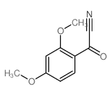 2-(2,4-dimethoxyphenyl)-2-oxo-acetonitrile Structure