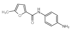 N-(4-aminophenyl)-5-methylfuran-2-carboxamide结构式