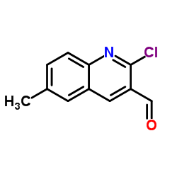 2-氯-6-甲基喹啉-3-甲醛结构式