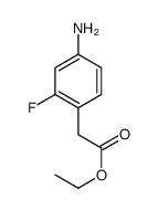Ethyl 2-(4-amino-2-fluorophenyl)acetate Structure