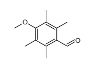4-methoxy-2,3,5,6-tetramethylbenzaldehyde Structure