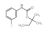 2-methylbutan-2-yl N-(3-chlorophenyl)carbamate Structure