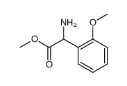 氨基-(2-甲氧基-苯基)-乙酸甲酯结构式
