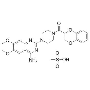 甲磺酸多沙唑嗪结构式