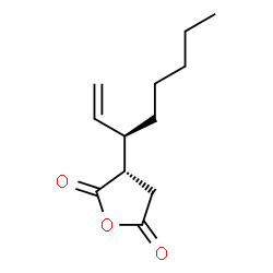 5-Furandione, dihydro-3-(pentapropenyl)-2 Structure