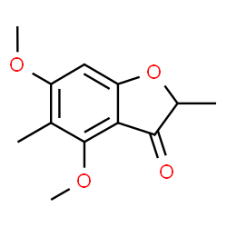 3(2)-Benzofuranone,4,6-dimethoxy-2,5-dimethyl-(4CI) Structure