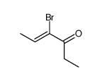 4-Hexen-3-one,4-bromo- Structure