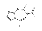 1-(2,5-dimethylthieno[2,3-d][1,3]diazepin-3-yl)ethanone Structure