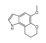 1,7,8,9-Tetrahydro-5-methoxypyrano(2,3-g)indole结构式