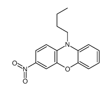 10-butyl-3-nitrophenoxazine结构式