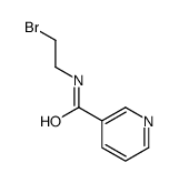 N-(2-bromoethyl)pyridine-3-carboxamide结构式
