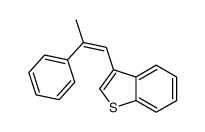 3-(2-phenylprop-1-enyl)-1-benzothiophene结构式