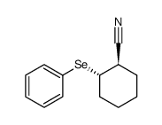 2-phenylseleno-cyclohexanecarbonitrile Structure