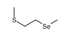 1-methylselanyl-2-methylsulfanylethane Structure