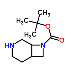 8-BOC-3,8-二氮杂双环[4.2.0]辛烷结构式
