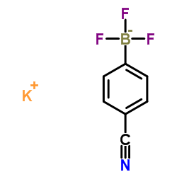 Potassium (4-cyanophenyl)(trifluoro)borate(1-) Structure