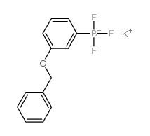 3-苄氧基苯基三氟硼酸钾结构式