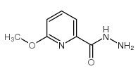 6-甲氧基吡啶-2-羧酸肼结构式