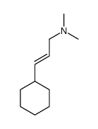 3-cyclohexyl-N,N-dimethylprop-2-en-1-amine Structure