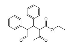 2-acetyl-5-oxo-3,4-diphenyl-valeric acid ethyl ester Structure