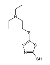 5-[2-(diethylamino)ethylsulfanyl]-3H-1,3,4-thiadiazole-2-thione Structure