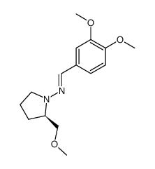 [1-(3,4-dimethoxyphenyl)-meth-(1E)-ylidene]-((2R)-2-methoxymethylpyrrolidin-1-yl)-amine结构式