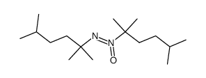 bis-(1,1,4-trimethyl-pentyl)-diazene-N-oxide结构式