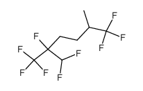 1,1,2-trifluoro-2,5-bis(trifluoromethyl)hexane Structure