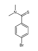 4-bromo-N,N-dimethylbenzenecarbothioamide结构式