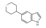 5-(四氢硫代吡喃-4-基)-1H-吲哚结构式