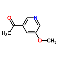 1-(5-甲氧基吡啶-3-基)乙酮结构式