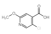 5-氯-2-甲氧基异烟酸结构式