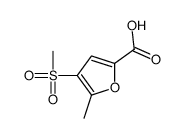5-methyl-4-methylsulfonylfuran-2-carboxylic acid Structure